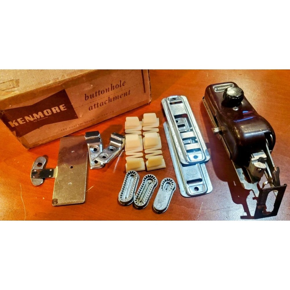 Kenmore Buttonholer Vintage Sewing Machine Attachment Kit